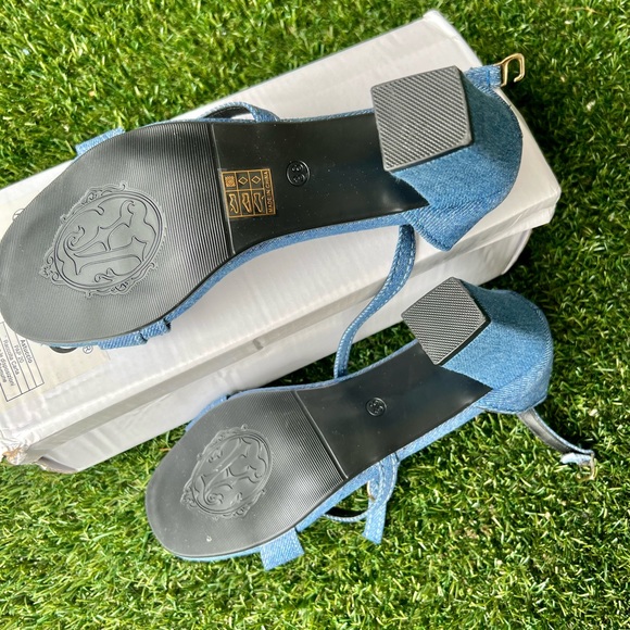 New woman denim heels 7.5 - Picture 2 of 7